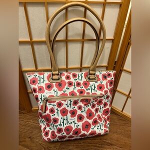 Tignanello Strawberry Poppy
Medium Handbag Tote Bag Purse